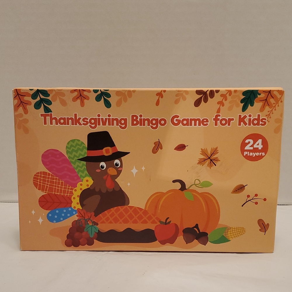 🦃Thanksgiving Bingo Game for Kids - Multicolor